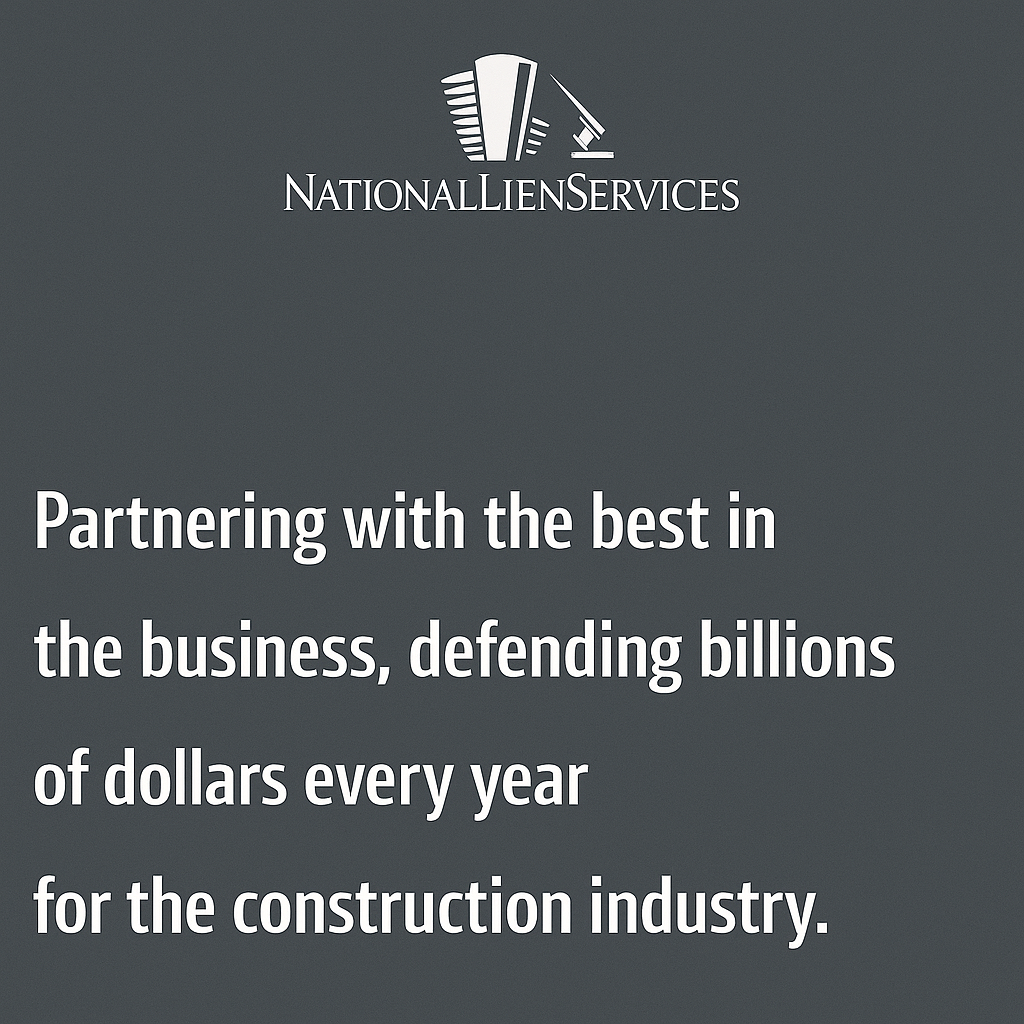 Your partner in lien rights